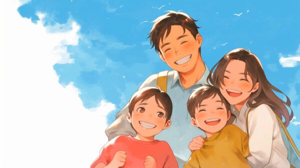 la famille dans les animés